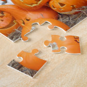 Puzzle citrouille peur éffrayant halloween Jack-o'-lanter (Côté)