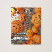 Puzzle citrouille peur éffrayant halloween Jack-o'-lanter (Vertical)