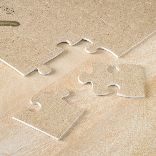 Puzzle Citrouille Spice Coffee Art Nouveau Conception ins (Côté)