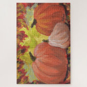 Puzzle Citrouilles de Thanksgiving #2 Automne Feuilles d' (Vertical)