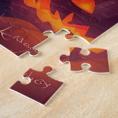 Puzzle Citrouilles de vampire maltais d'Halloween effraya (Côté)