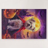 Puzzle Citrouilles de vampire maltais d'Halloween effraya (Horizontal)