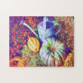 Puzzle Citrouilles Et Fleurs Rustiques Automatiques (Horizontal)