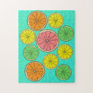 Puzzle - Citrus d'été de 11 po x 14 po