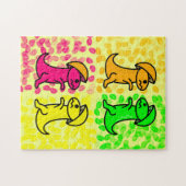 Puzzle Citrus Fruit Dinosaurs (Horizontal)