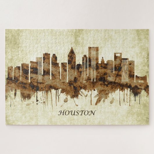 Puzzle Cityscape Houston (Horizontal)
