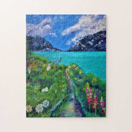 Puzzle CJ Fox Art Spring Island Dreaming (Vertical)