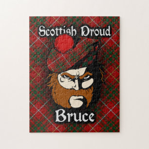 Puzzle Clan Bruce Scottish Proud Tartan