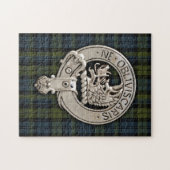 Puzzle Clan Campbell Crest & Tartan (Horizontal)