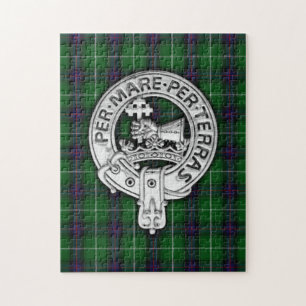 Puzzle Clan MacDonald de Isles Crest & Tartan
