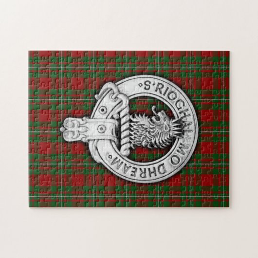 Puzzle Clan MacGregor Crest & Tartan (Horizontal)