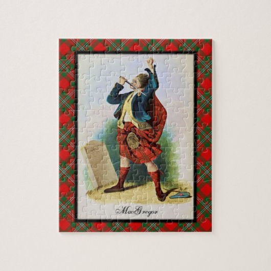 Puzzle Clan MacGregor Scottish Highland Dreams (Vertical)