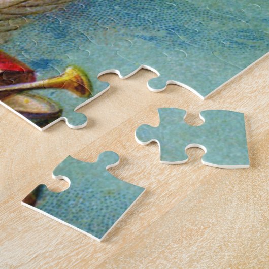 Puzzle Clapsaddle : Ange de Noël avec des jouets (Côté)