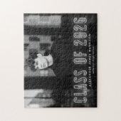 Puzzle Classe de Neon blanc moderne de 2025 Graduation Ph (Vertical)