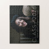 Puzzle Classe moderne de 2025 Superposition photo Graduat (Vertical)