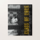 Puzzle Classe moderne de néon jaune de 2025 Graduation Ph (Vertical)