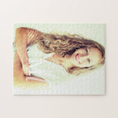 Puzzle Classe Monogramme Année Diplôme photo personnalisé (Horizontal)