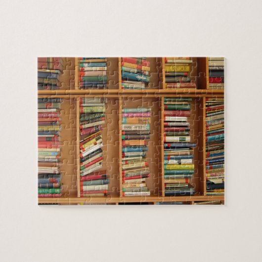 Puzzle Classic book shelf pattern (Horizontal)