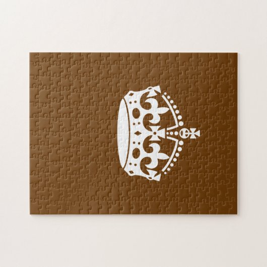 Puzzle Classic Conserver Couronne calme sur Chocolat Brow (Horizontal)
