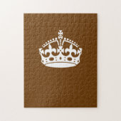 Puzzle Classic Conserver Couronne calme sur Chocolat Brow (Vertical)