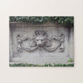 Puzzle Classic Lion Head Architectural Relief (Horizontal)