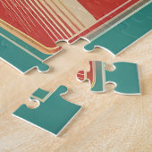 Puzzle Classic rétro poster de voiture vintage (Côté)