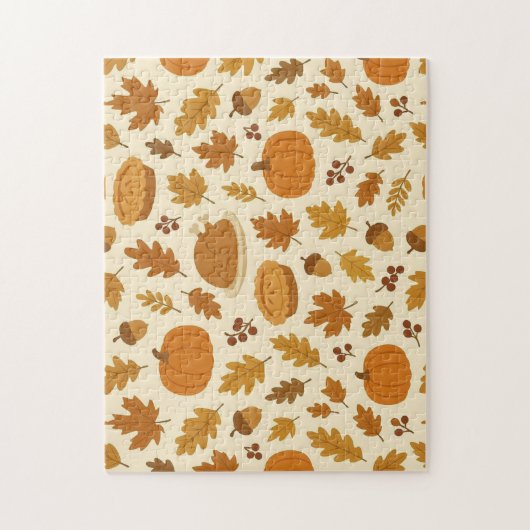 Puzzle Classic Thanksgiving patterned  (Vertical)