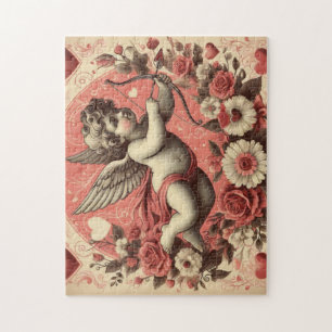 Puzzle Classic/Vintage/Retro Saint-Valentin cupide
