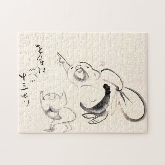 Puzzle Classics Zen - Gibon Sengai - Pointing Hotei (Horizontal)