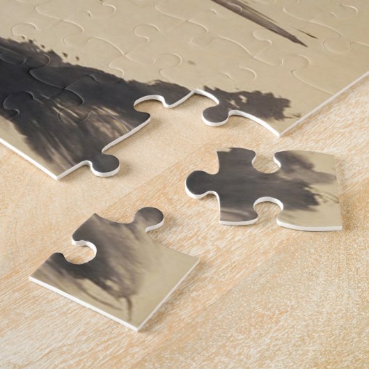 Puzzle Classics Zen - Sesshu - Paysage d'automne (Côté)