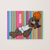 Puzzle classique de basket-ball personnalisé (Horizontal)
