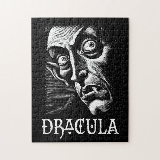 Puzzle Classique Dracula Vampire gothique Vintage Hallowe (Vertical)