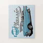 Puzzle Classique fait sur commande de 1957 bleus (Vertical)