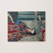Puzzle Classique japonais de cool d'art de Madame Japon (Horizontal)