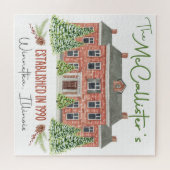 Puzzle classique Maison de cinéma de Noël (Horizontal)