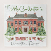 Puzzle classique Maison de cinéma de Noël (Vertical)