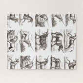 Puzzle Classique Unicorne Antique Mythique Magie Créature (Horizontal)