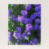 Puzzle classique violet réaliste Hydrangea (Vertical)