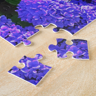 Puzzle classique violet réaliste Hydrangea