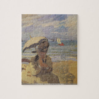 Puzzle Claude Monet - Camille Monet à la plage de