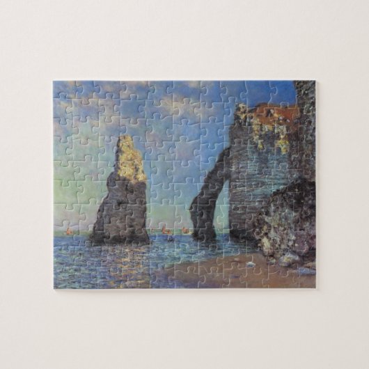 Puzzle Claude Monet Cliffs at Etretat Impressionist Paint (Horizontal)
