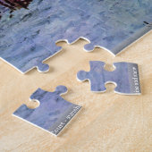 Puzzle Claude Monet - cour de lave - soleil et neige (Côté)