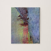 Puzzle Claude Monet - cour de lave - soleil et neige (Vertical)