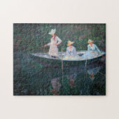 Puzzle Claude Monet - En Norvegienne Bateau à Giverny (Horizontal)