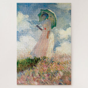 Puzzle Claude Monet – Femme à l'omrelle, tournée vers la