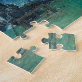 Puzzle Claude Monet France Train Railroad Travel Art (Côté)