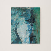 Puzzle Claude Monet France Train Railroad Travel Art (Vertical)