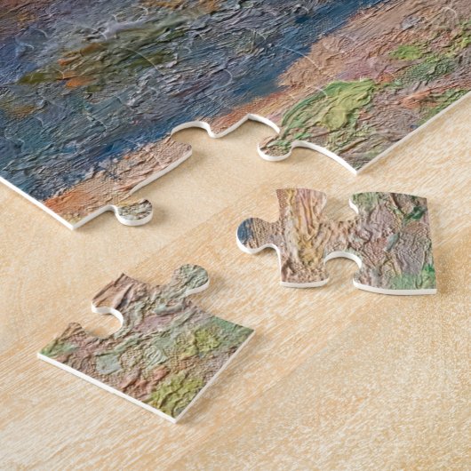 Puzzle Claude Monet - Haystacks, fin de l'été (Côté)