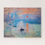 Puzzle Claude Monet - Impression, lever de soleil<br><div class="desc">Impression,  Lever du soleil (Impression,  Levant Soleil) - Claude Monet,  Huile sur toile,  1872 Impression,  Lever du soleil représente le port du Havre,  la ville natale de Monet.</div>