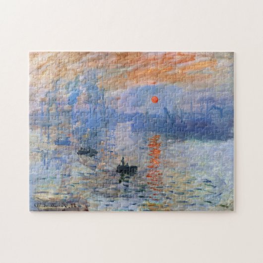 Puzzle Claude Monet Impression soleil levant 1872 Port Ar (Horizontal)